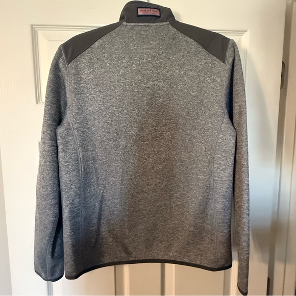 Vineyard Vines Gray Quarter-Zip Pullover - Picture 6 of 7